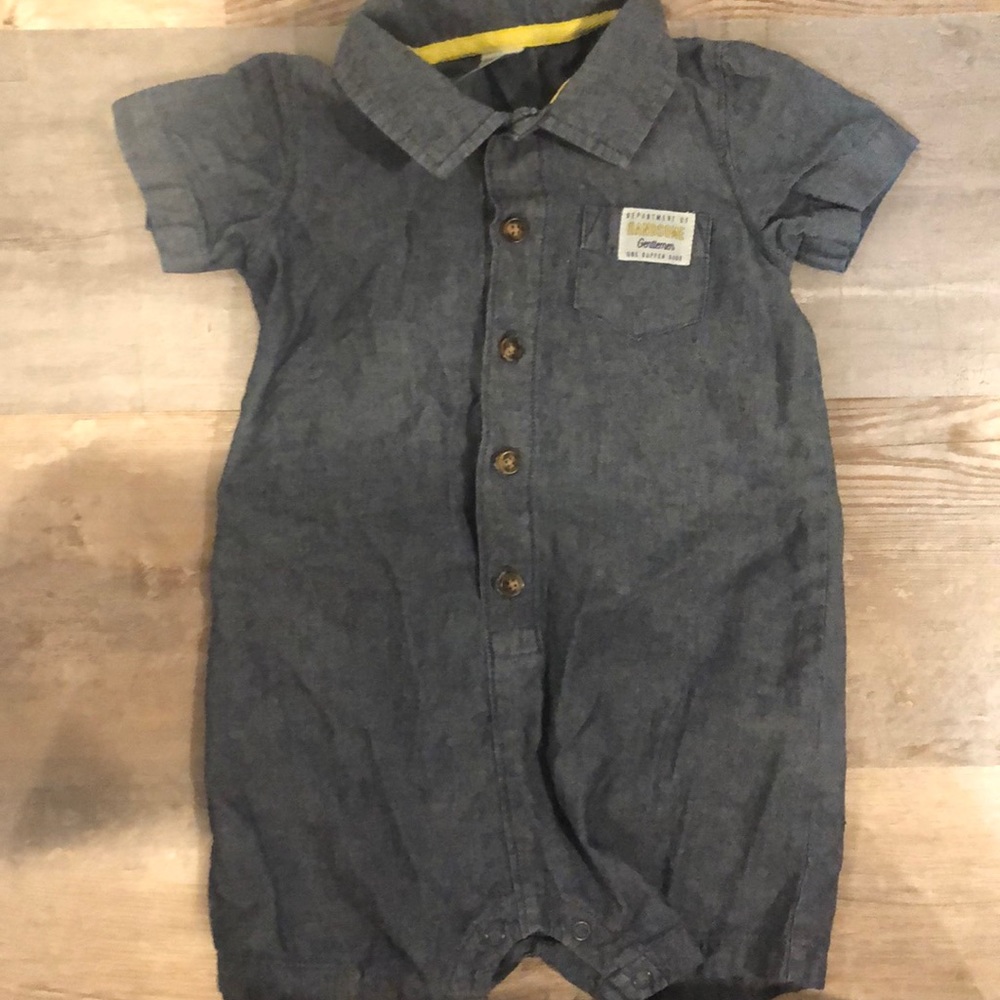 Carter’s Jean romper (soft material)